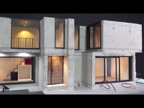 Making a Mini House from Concrete #4