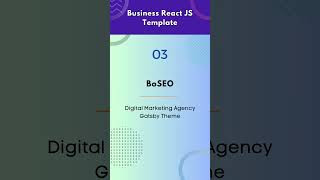 5 Business React JS Template #businesstemplate #reactjstemplate