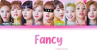 Twice || Fancy but you are Jihyo (Color Coded Lyrics Karaoke)