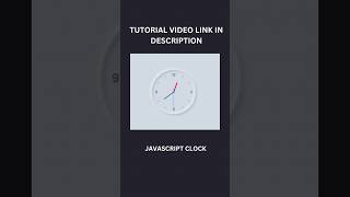 Dark and Light Modes Clock Using JavaScript #shorts #cssclock #analogclock #javascriptclock #coding