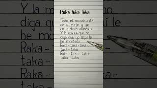 raka taka taka lyrics #rakatakataka #lyrics
