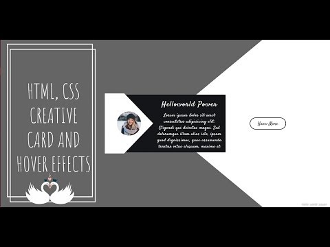 #helloworldpower HTML, CSS CLIP PATH AND CREATIVE CARD | HOVER EFFECT