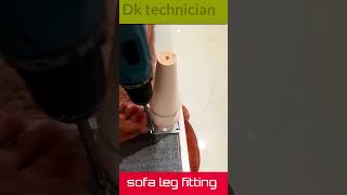 how to install sofa legs #shortsvideo