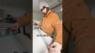 Want to know a secret to drying flat tiles? Drywall! #tilemaking #ceramictiles