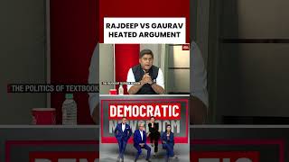 Rajdeep Sardesai vs Gaurav Sawant's Argument on Mughal Empire Chapter Review in NCERT | #shorts