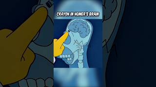 Crayon in Homer's brain