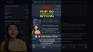 FREE P50 worth of BITCOIN | Full video on my channel | Norie Rances Official
