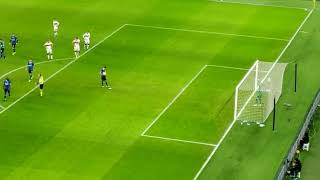 Inter 4-0 Genoa. Sebastiano Esposito GOAL from the Stands PK. 21.12.2019