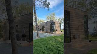 Inside the first Prefab Lodge! #hometour