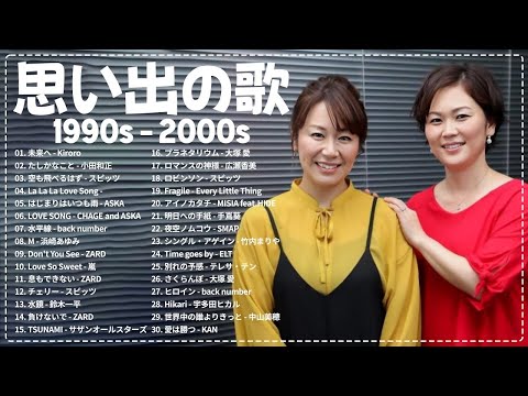 40代から50代が聴きたい懐メロ30選|J-Pop 1990 2000 メドレー||Kiroro , スピッツ, 中山美穂, 浜崎あゆみ, MISIA
