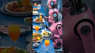 Do robots need to eat?  #robots #机器人 #roboticinnovation #aiart #robots #robot