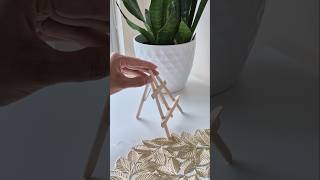 DIY mini easel | How to make an easel | Mini canvas stand #diy #crafts #shorts #art