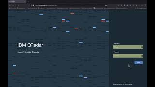 IBM QRadar Network Activity Tab demo