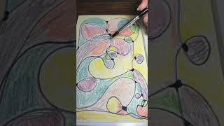What is Neurographic art ? Neurographica process. 5 minute Easy Art Journaling Ideas for beginners.