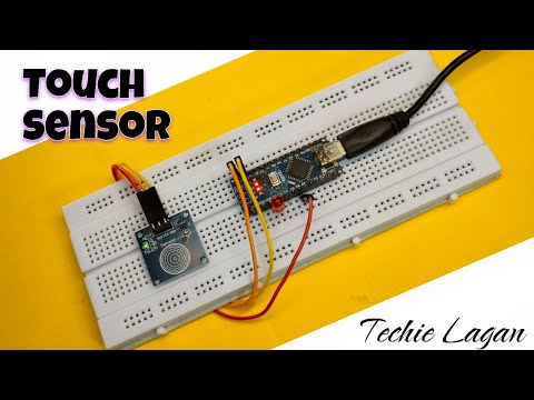 Capacitive Touch Sensor project with Arduino Nano and LED || Techie Lagan