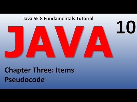 Java Pseudo Code Epi 10