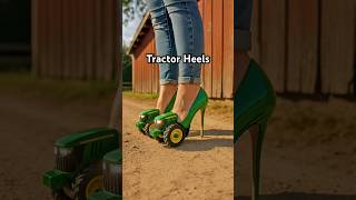These tractor heels are truly amazing! 🤣🤣