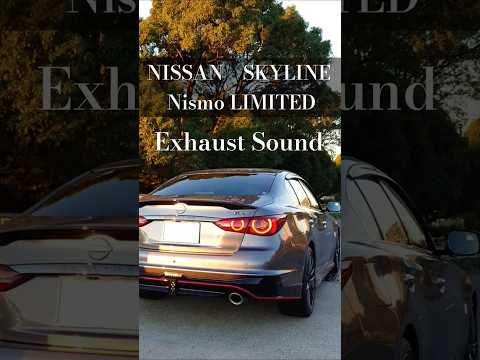 日産スカイライン ニスモリミテッド【空吹かし】 JDM NISSAN SKYLINE RV37  Exhaust Sound  VR30DDTT V6