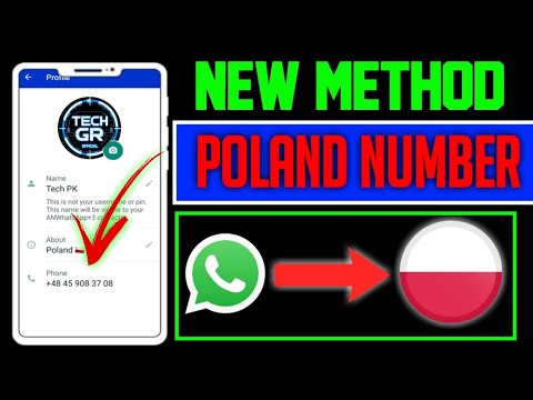 How to Create Fake WhatsApp Account on Poland Number 2024||Poland Fake WhatsApp Number