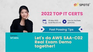 SPOTO Live | Top IT Certs AWS SAA-C02 Live Practice Test