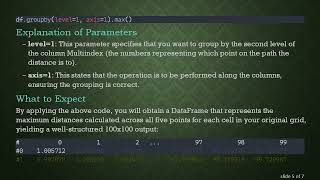 How to Efficiently Groupby Dataframe with Multiindex in Pandas