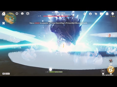 How to beat Primo Geovishap? Beginner's Guide (Noelle Solo) - Genshin Impact