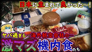 [Slow commentary] About the extremely awful in-flight meals of foreign airlines