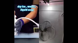 dry ice#liquid soap#water #experiment #science#diyscience#scienceathome#viralshorts