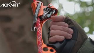 AOKWIT UIAA & CE Certified Rope Ascender - Absolute Vertical Security！
