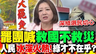 罷團喊"救國不救災"!人民"水深火熱"綠才不在乎? 陳琬惠:選民"切心"了