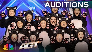Loco Pop Familia's Dancing Cats Routine STUNS The Crowd! | AGT 2025
