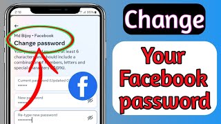 How to Change Facebook password (2024) ||Change Your Facebook Password properly