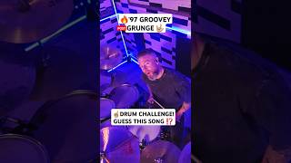 1997 🔥DRUM CHALLENGE!🤟🏼Name this song! #guessthesong #drumcover #rock #postgrunge #acousticrock #fyp