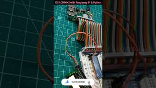 I2C LCD 16x2 with Raspberry Pi and Python #shorts #demo
