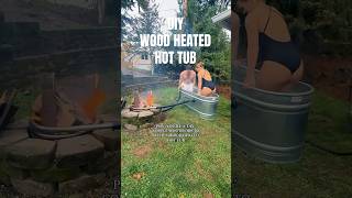 Building A Wood Fired Hot Tub | Couple Goals #diyprojects #homeproject #couplegoals #hottub
