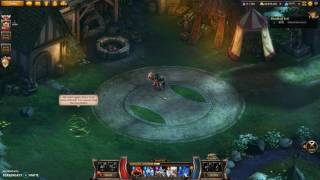 KR - Wizard skill combo 4: Burst / Manastorm + Teleport (escaping)
