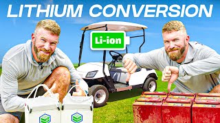 We upgraded our Golf Cart Batteries to Lithium! 🔋