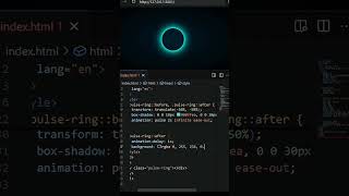 HTML CSS Loader Effect  #shorts #trending #coding #vscode #ytsearch #youtubesearch #short #fyp  #vs
