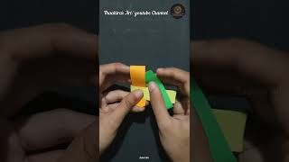how to make a spinning paper Craft /Homemade spinning paper Craft/Thaahira's Art