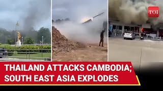 Thailand Launches AIRSTRIKES With F-16 On Chinese Ally Cambodia; Fighting Rages, Diplomats Expelled