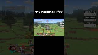 マジで無限に飛ぶ方法【スマブラSP】