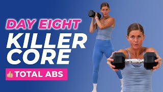 Perform 20 Day 8: 20-Minute Total Core (with Weights)