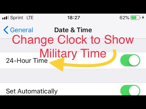 24-Hour Time: How to Turn on/off on the iPhone