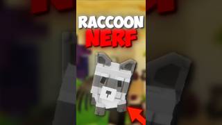RACCOON HUGE NERF In GROW A GARDEN! #growagarden #roblox