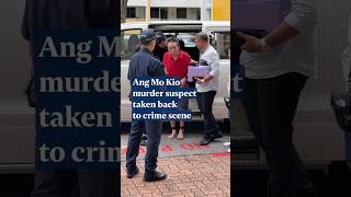 Suspect in Ang Mo Kio murder taken back to crime scene