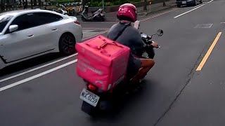 Riding so fast in a residential area for a funeral? (Reported two successful cases)