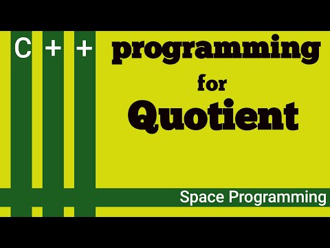 C++ Quotient 3, a program calculates and displays the Quotient of a number simply