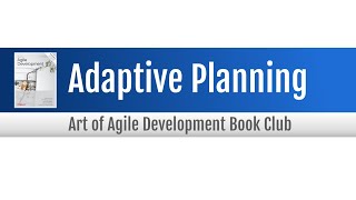 Agile Book Club: Adaptive Planning