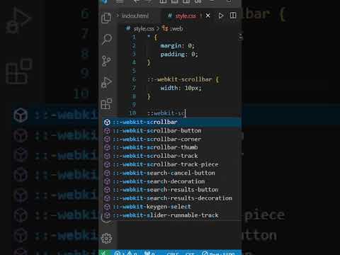 CSS TIPS AND TRICKS I CUSTOMIZED SCROLLBAR I #html #css #coding #tips