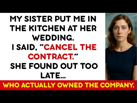 My Sister Seated Me in the Kitchen at Her Wedding — So I Pulled My Company’s Contract